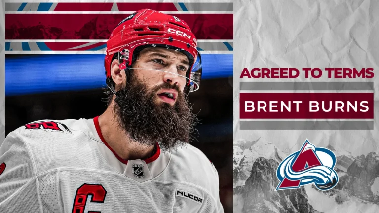 Brent Burns signs with Avalanche