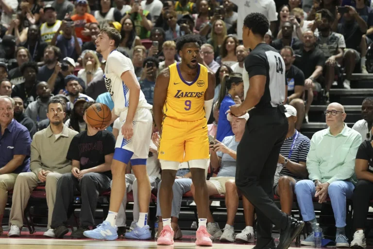Bronny James NBA Summer League Defense