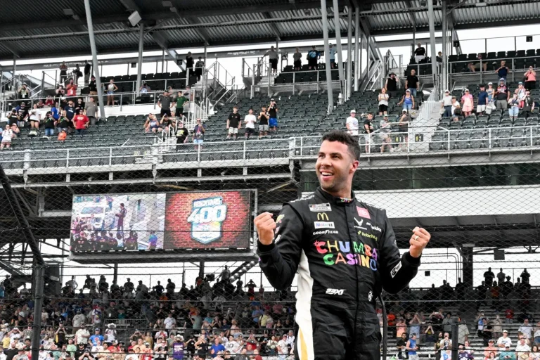 Bubba Wallace Brickyard Victory Celebration