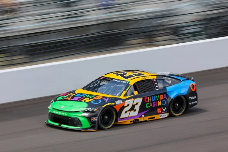 Bubba Wallace NASCAR victory celebration