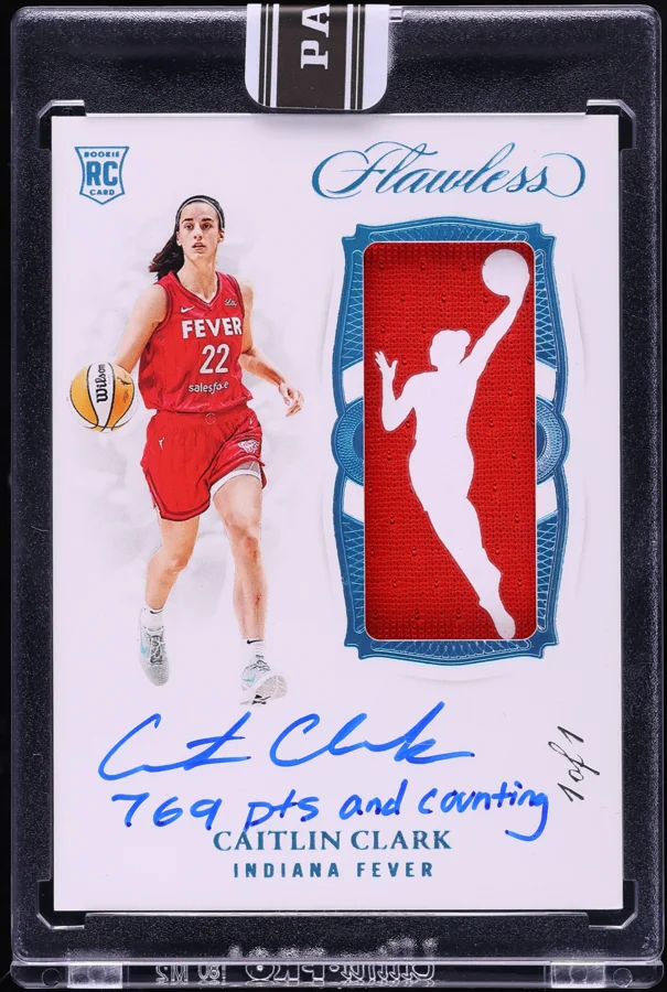 Caitlin Clark rookie card auction