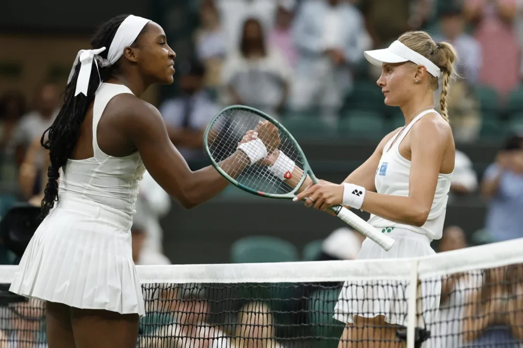 Coco Gauff Wimbledon lost earring Coco Gauff Wimbledon lost earring