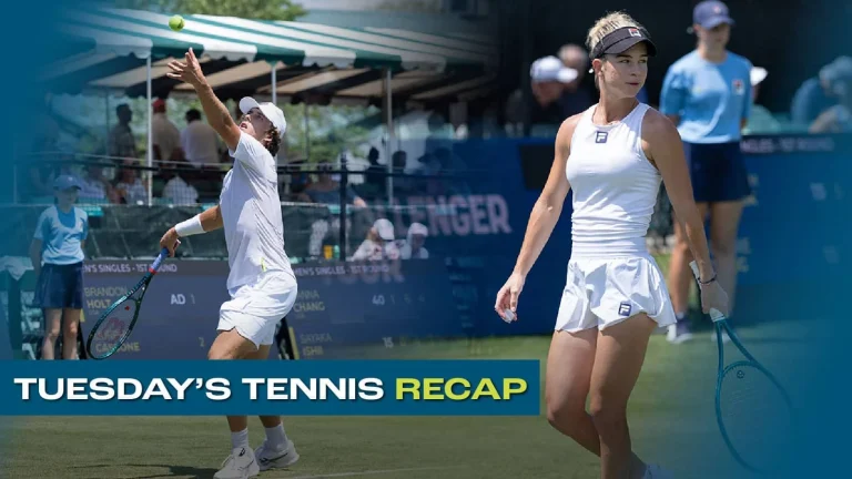 Coco Gauff supports McNally Newport win