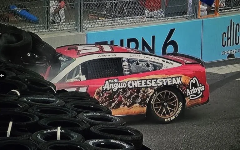 Cody Ware NASCAR delayed caution