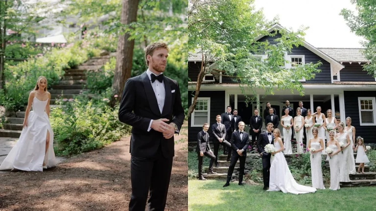 Connor McDavid Muskoka wedding anniversary