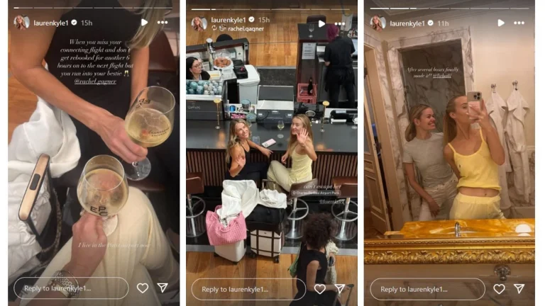 Connor McDavid wife Lauren airport encounter