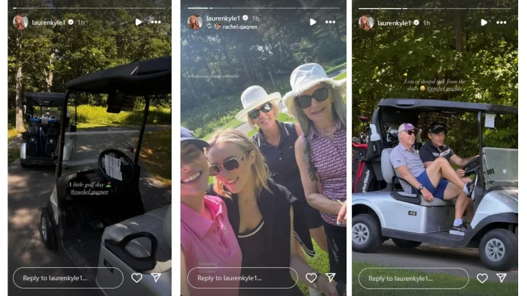 Connor McDavid wife golf getaway