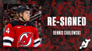 Devils Secure Dennis Cholowski, McLaughlin, Addison & Crookshank in Key Contract Signings