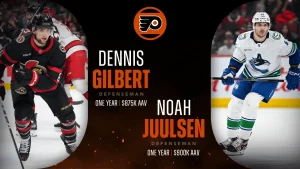 Flyers Secure Dennis Gilbert on One-Year Contract, Adding Depth to Defensive Lineup