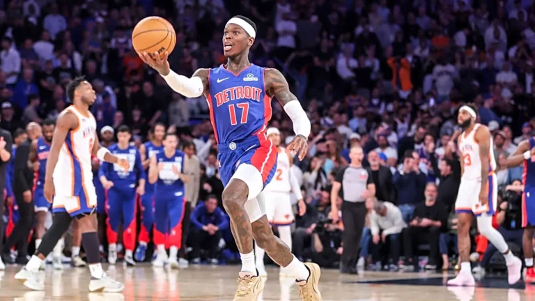 Dennis Schroder leaves Detroit Pistons