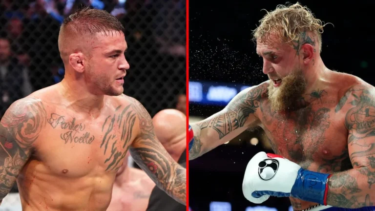 Dustin Poirier boxing Jake Paul
