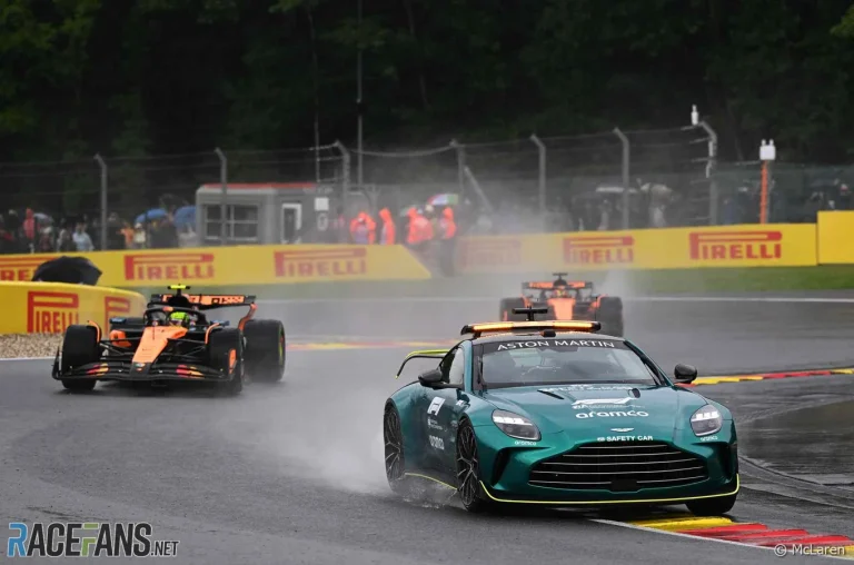 F1 Belgian GP race delay safety