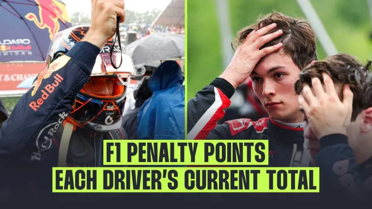 F1 penalty points top delinquents