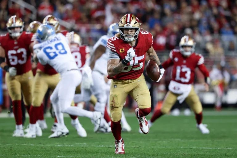 George Kittle 49ers offensive leader