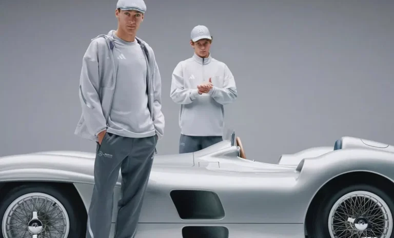 George Russell Mercedes retro supercar