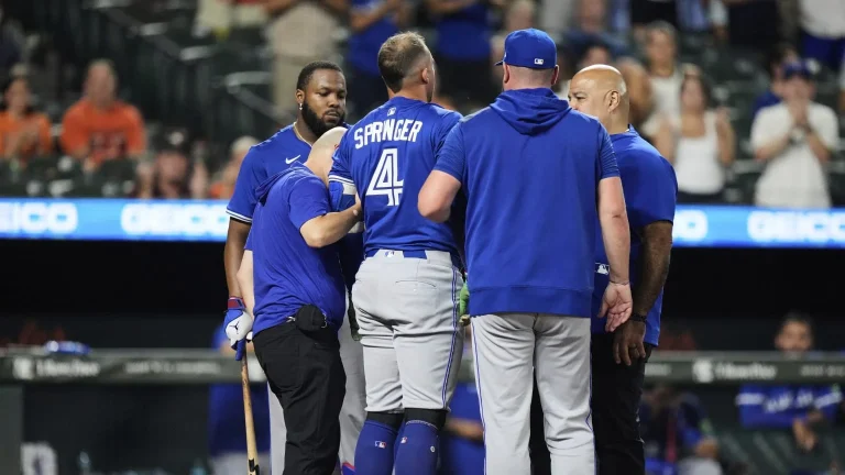 Blue Jays’ George Springer Hurt by 96 MPH Fastball but Manager Confirms He’s Doing Okay Blue Jays’ George Springer Hurt by 96 MPH Fastball but Manager Confirms He’s Doing Okay