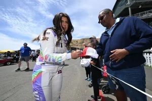 Hailie Deegan’s Vintage 1966 Mustang Sparks Heated Debates at Gas Station Encounter