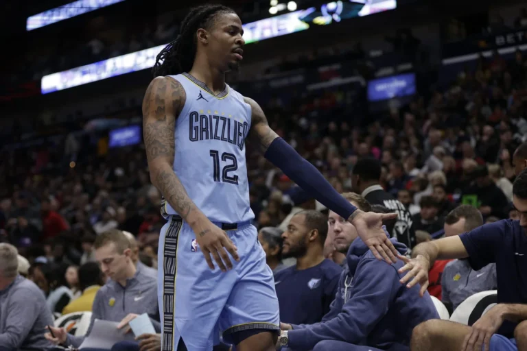 Ja Morant celebration Dallas Cowboys