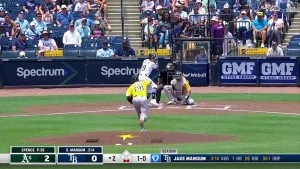 Jake Mangum’s inside-the-park home run sparks Rays’ historic win, sets MLB record for Tampa Bay