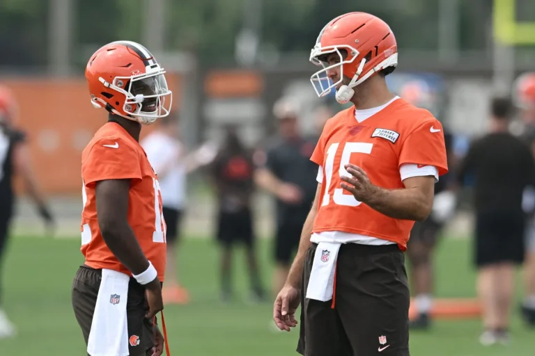 Jerry Jeudy supports Browns quarterback battle