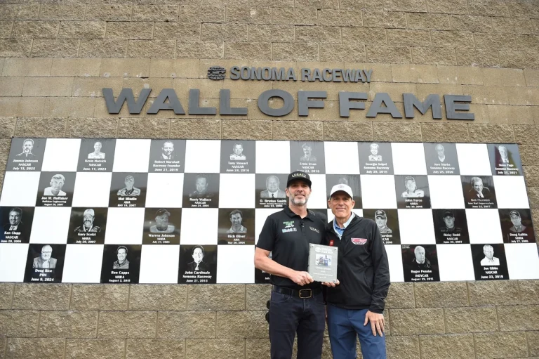 Jimmie Johnson Sonoma Raceway honor