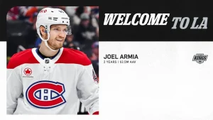 Kings Secure Joel Armia on Two-Year Deal with $2.5M AAV, Eyes Strengthened Forward Lineup
