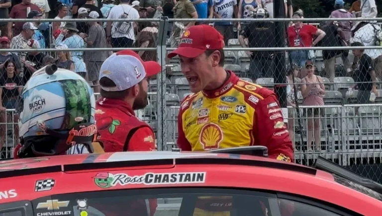 Joey Logano Ross Chastain feud