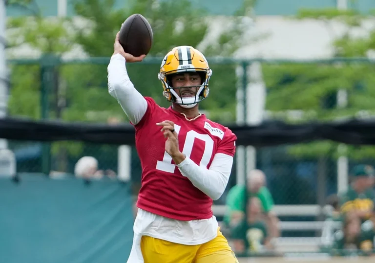 Jordan Love Packers training camp