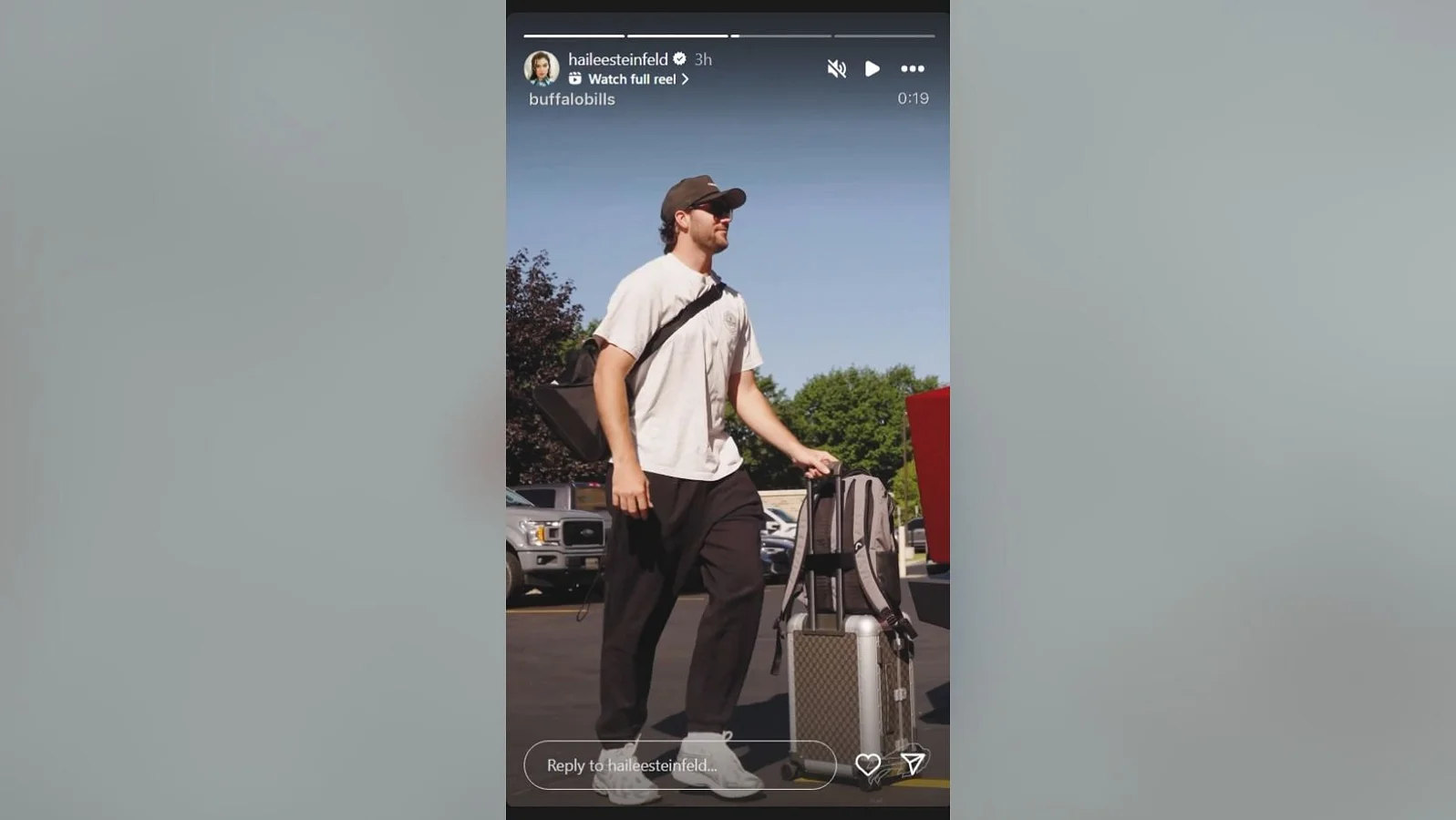 Josh Allen Hailee Steinfeld Instagram