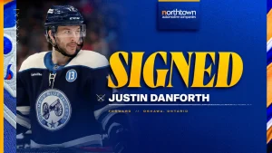 Sabres Secure Justin Danforth on Two-Year Contract After Career-High Season