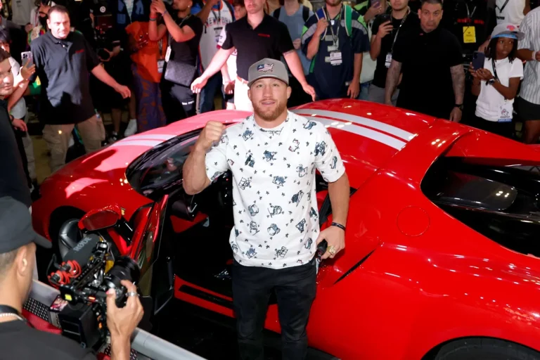 Justin Gaethje Ferrari trade