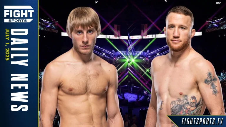 Justin Gaethje Paddy Pimblett fight
