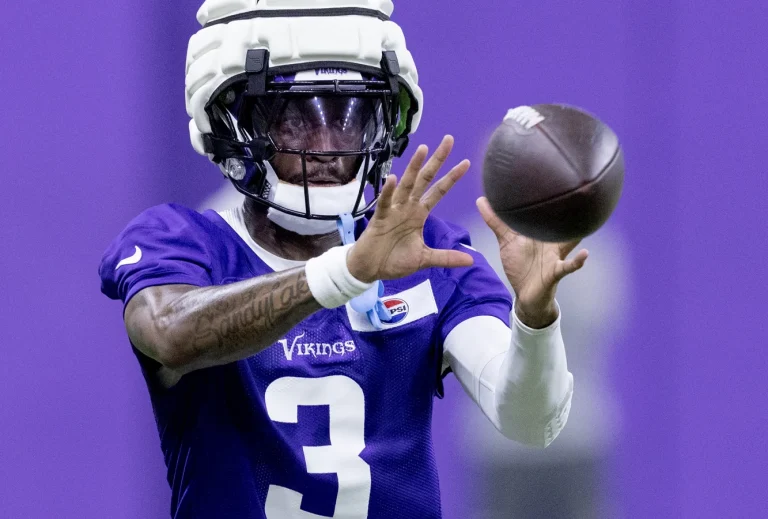Justin Jefferson Vikings training camp