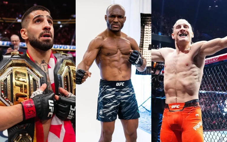 Kamaru Usman Calls 155-Pound Division a “Mess” Ahead of Potential Pimblett vs. Topuria Fight Kamaru Usman Calls 155-Pound Division a “Mess” Ahead of Potential Pimblett vs. Topuria Fight