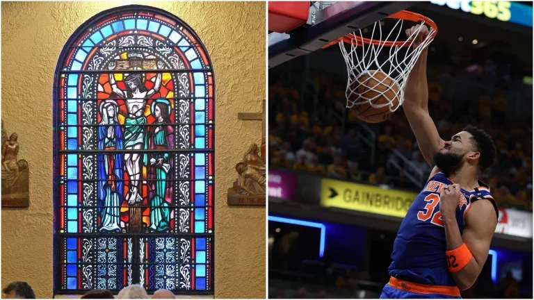 Karl-Anthony Towns dunk on Jesus