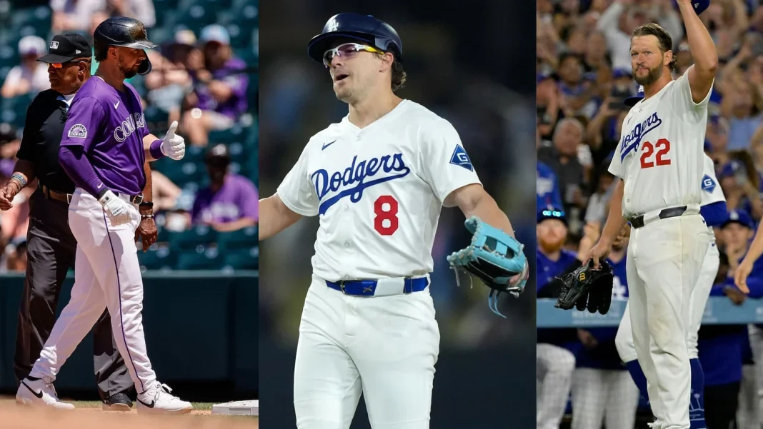 Kyle Farmer Clayton Kershaw interaction Kyle Farmer Clayton Kershaw interaction