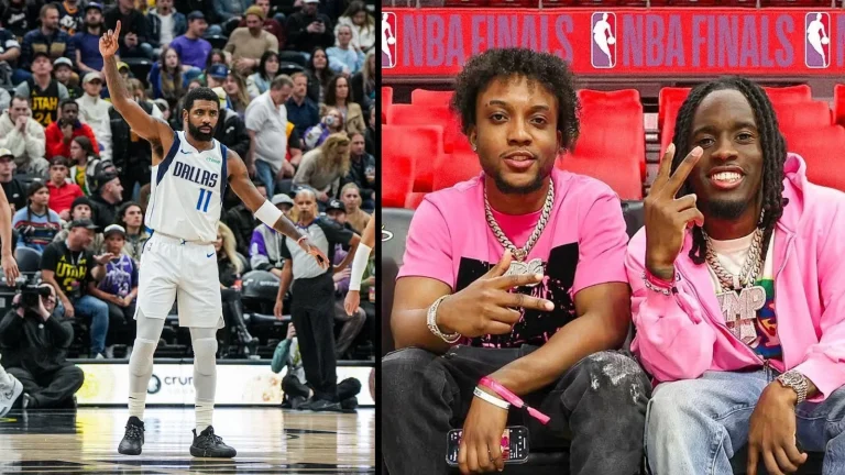 Kyrie Irving and Kai Cenat