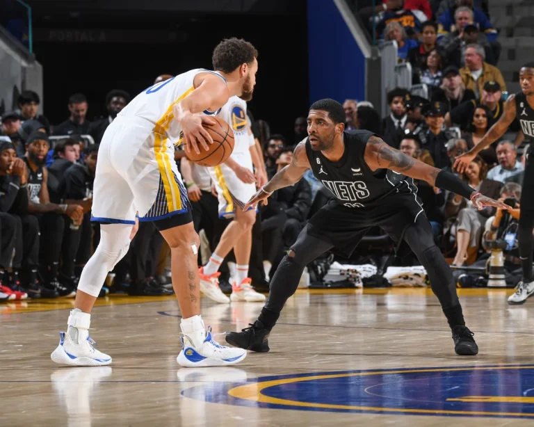 Kyrie Irving plastic bag dribbling