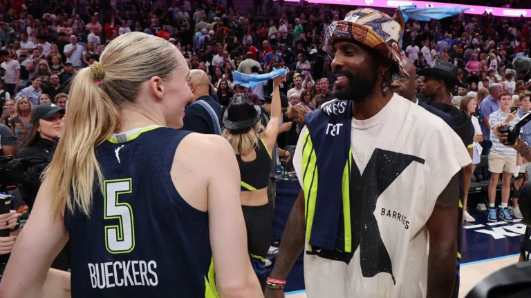 Kyrie Irving supports Paige Bueckers