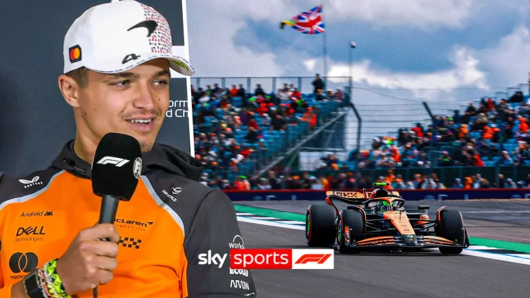 Lando Norris British GP Triumph