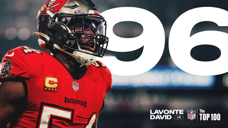 Lavonte David NFL Top 100 recognition