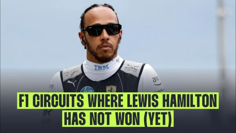 Lewis Hamilton F1 tracks without wins