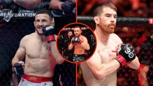 Khabib Teases Cousin Umar’s UFC Main Event Return After First Loss to Merab Dvalishvili in Title Fight