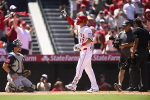 Mike Trout Hit by Pitch Sparks Bench-Clearing Brawl as Angels Top Rangers in Fiery Clash