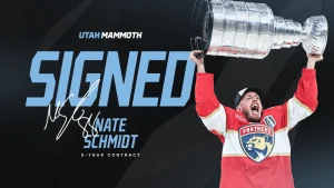 Nate Schmidt Joins Utah Mammoth on 3-Year Deal After Winning 2025 Stanley Cup with Florida Panthers