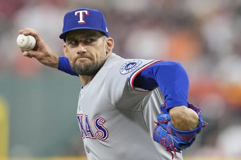 Nathan Eovaldi Rangers pitching performance
