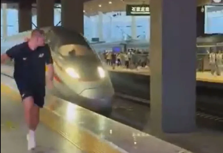 Nikola Jokic bullet train race
