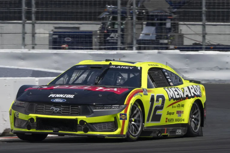 Ryan Blaney Indianapolis pit road
