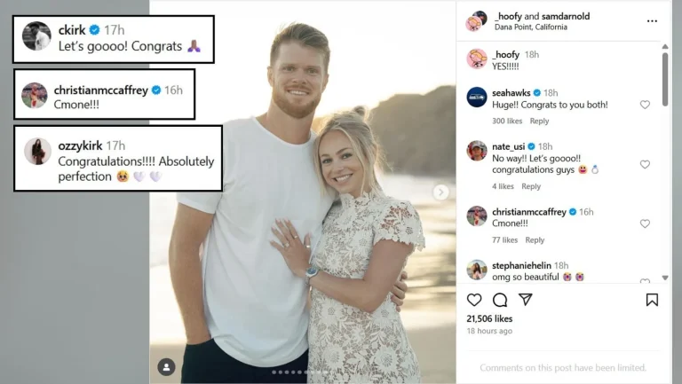 Sam Darnold engagement announcement