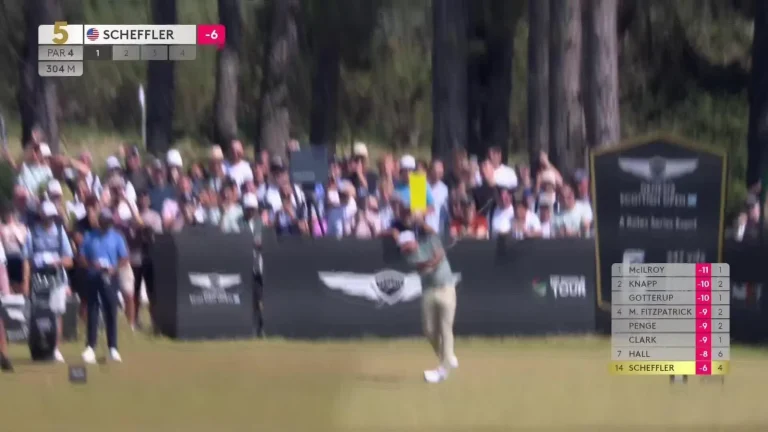 Scottie Scheffler Open putting performance